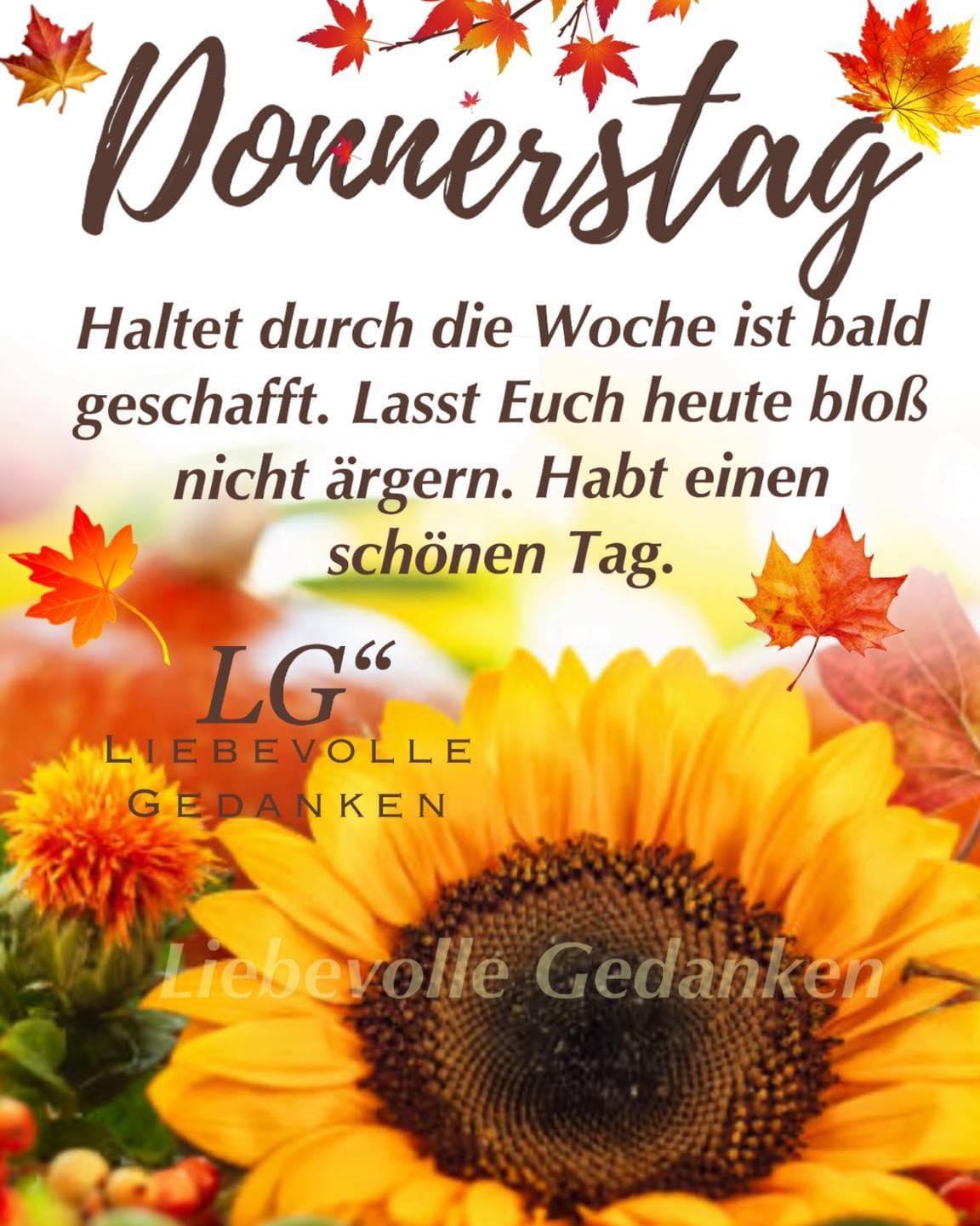 Sch ne Gr e Zum Donnerstag