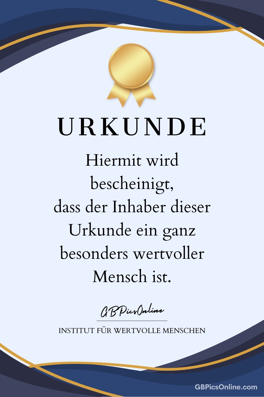 Design einer elegante Urkunde mit Siegel, bescheinigt besonderen Wert