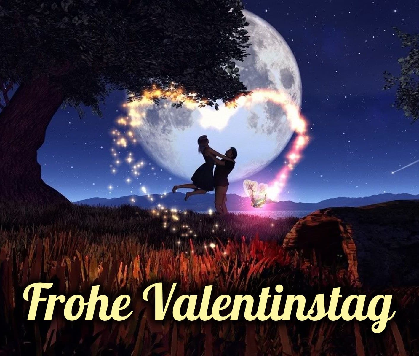 Frohe Valentinstag.