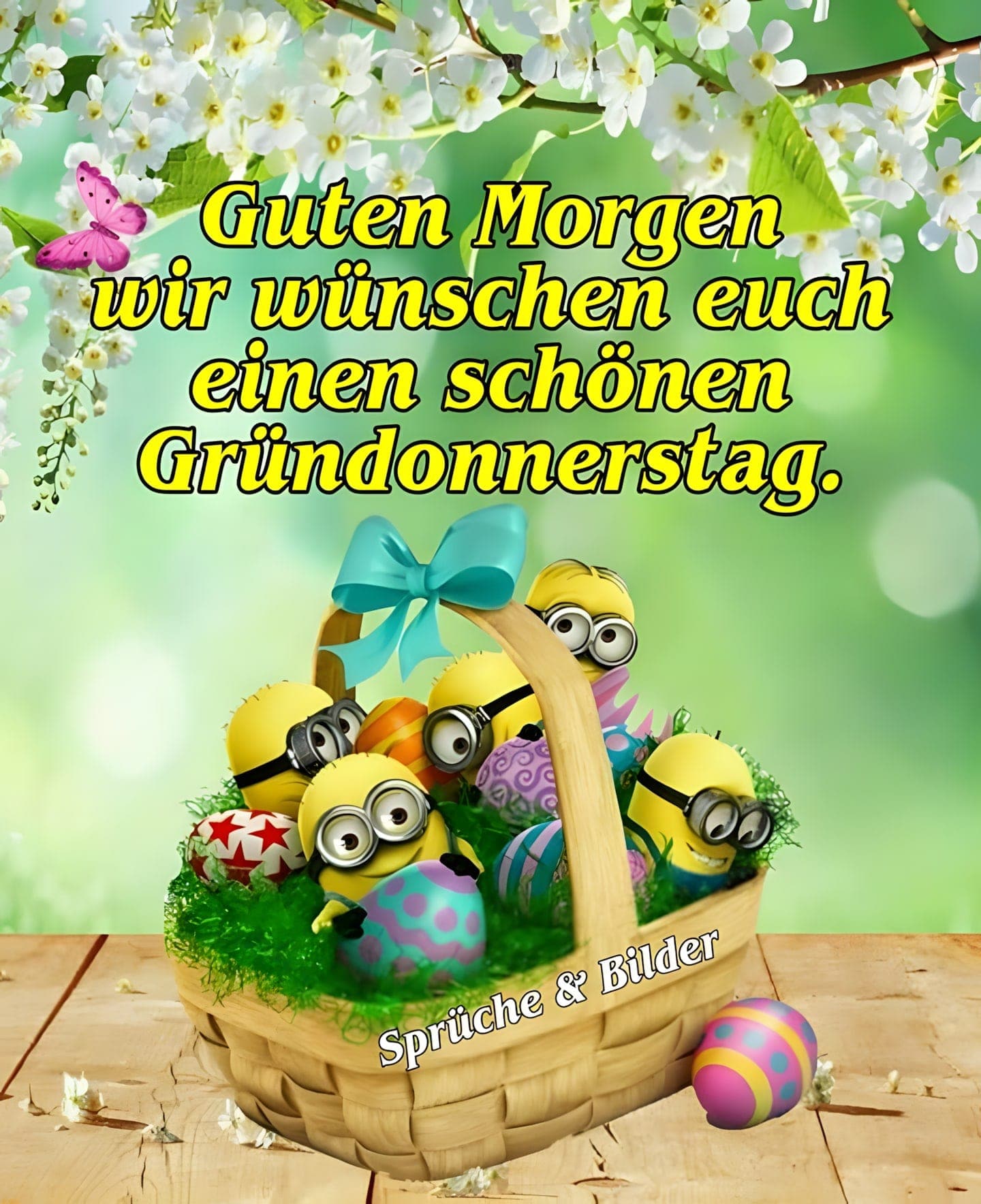 guten morgen gründonnerstag bilder