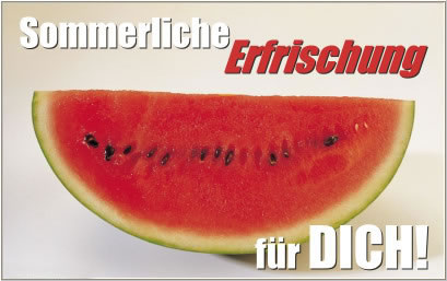 Sommerliche Erfrischung für Dich!