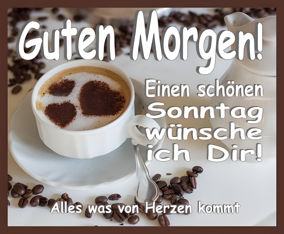 Guten Morgen Ich W nsche Dir Einen Sch nen Sonntag Kostenloser Pruchol