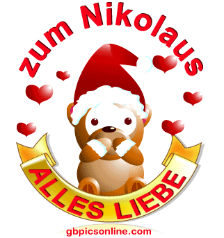 Zum Nikolaus alles Liebe.