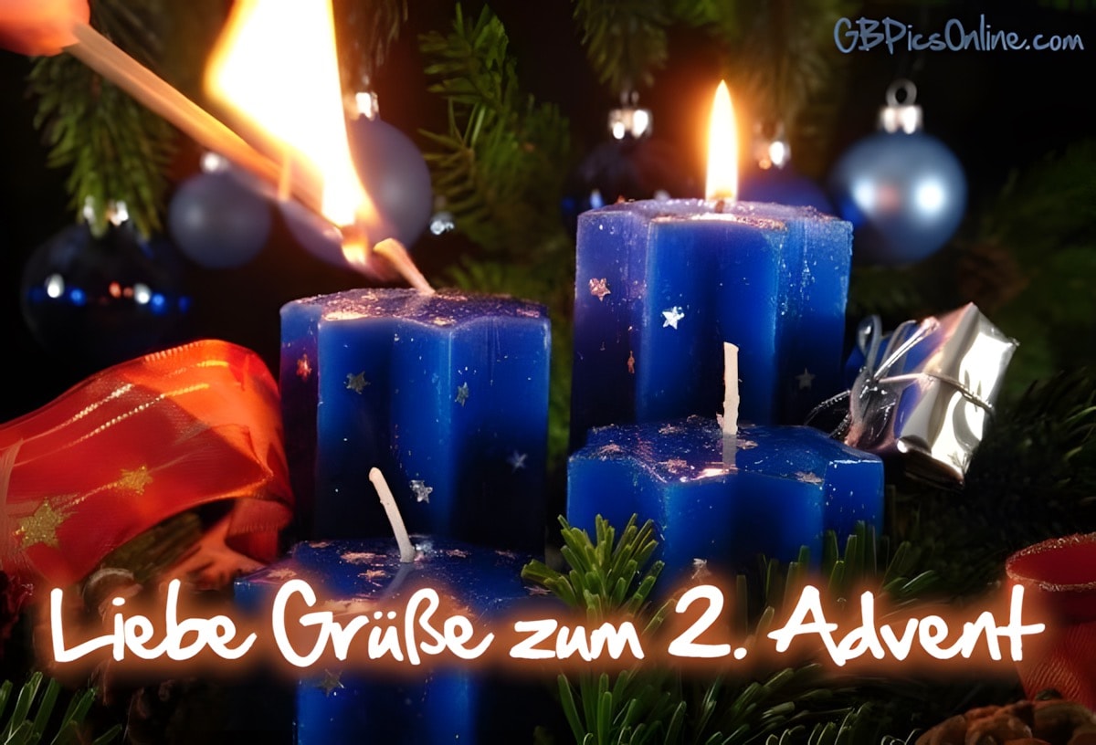 ᐅ 2 Advent Bilder 2 Advent Gb Pics Gbpicsonline