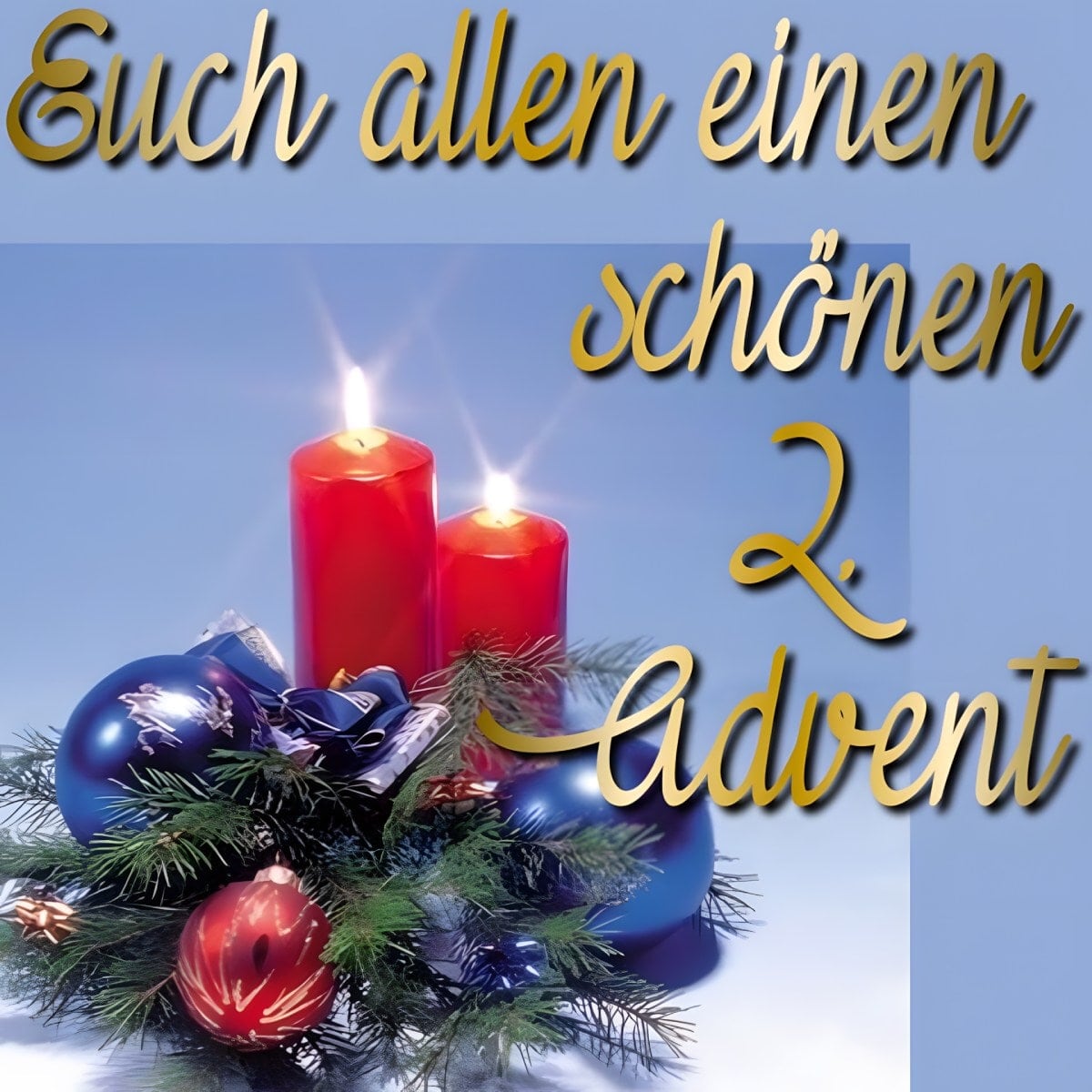 2. Advent Bilder für Whatsapp und zum Teilen - GBPicsOnline