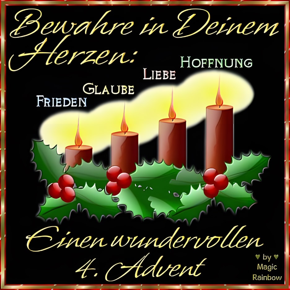 Bewahre in Deinem Herzen: Frieden, Glaube, Liebe, Hoffnung. Einen wundervollen...