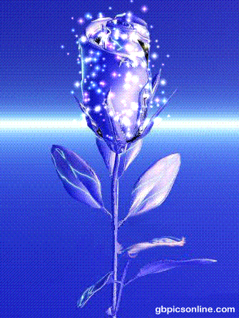 Blume in Blau