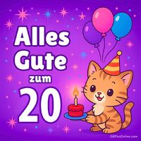Alles Gute zum 20.