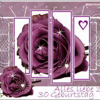Alles liebe zum 30 Geburtstag