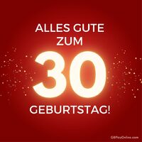 Alles Gute zum...