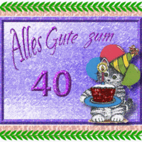 Alles Gute zum 40