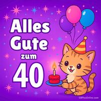 Alles Gute zum 40.