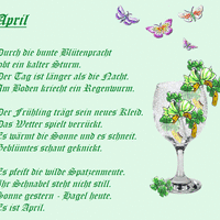 April. Durch die...