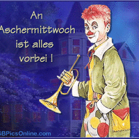 An Aschermittwoch...