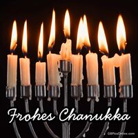 Frohes Chanukka.