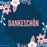 Blumen und Worte, die von Herzen kommen, um einfach „Danke“ zu sagen.