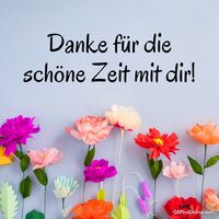 Ein farbenfrohes Dankeschön!