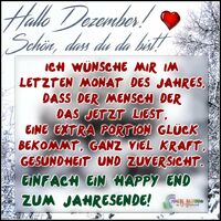 Hallo Dezember!...