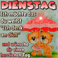 Dienstag - Ich...