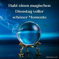 Blickt in die Zukunft durch den Zauber einer Kristallkugel, geheimnisvoll und faszinierend.