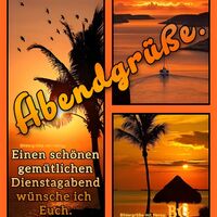 Abendgrüße. Einen...