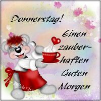 Donnerstag! Einen...