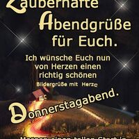 Zauberhafte Abend...