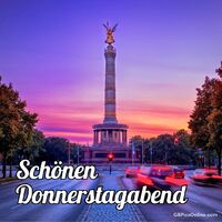 Schönen Donnersta...