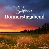 Schönen Donnersta...