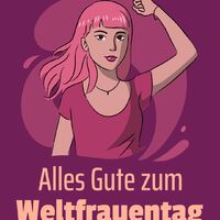 Starke und inspirierende Frau, bereit, die Welt zu erobern.