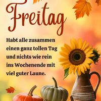 Herbstfarben und die wärmenden Sonnenstrahlen leiten das Wochenende ein.