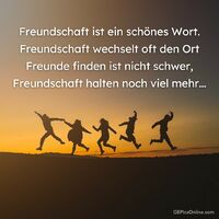 Freundschaft ist...