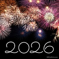 Farbenfrohes Feuerwerk erleuchtet den Nachthimmel, ein spektakulärer Start ins neue Jahr.