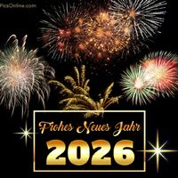 Spektakel am Himmel: Willkommen 2026! Feierlich erstrahlen die Feuerwerke in die Nacht.