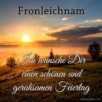 Fronleichnam...
