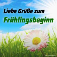 Ein frischer Frühlingstag, an dem die Natur wieder zum Leben erwacht.