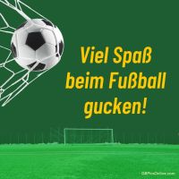 Ein perfekter Treffer! Fußball-Leidenschaft pur.