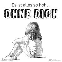 Eine stille Sehnsucht: In Gedanken verloren und allein.