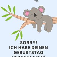 Sorry! Ich habe...