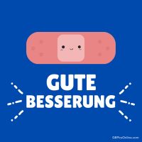 Ein lächelndes Pflaster bringt Heilung und Freude.