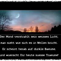 Der Mond verstrah...