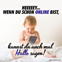 Ein kleiner Digital Native in Aktion: Schon die Jüngsten wissen, wie's geht!