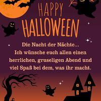 Gruselige Geister und schaurige Kürbisse erhellen die Halloween-Nacht!