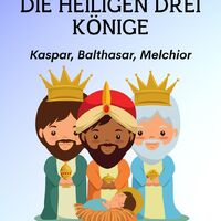 Die Heiligen Drei Könige bringen dem neugeborenen Jesuskind Geschenke.