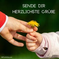 Kleine Gesten, große Bedeutung: Eine Löwenzahnblüte als Symbol der Freundschaft und Zuneigung.