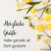 Ein Frühlingsgruß voller Liebe und Freude, umhüllt von zarten Blüten.