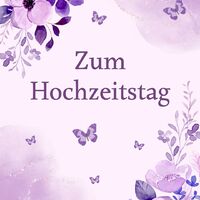 Ein Hauch von Lavendel und zarte Schmetterlinge umrahmen diesen besonderen Tag der Liebe.