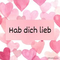 Ein Meer aus Herzen, umgeben von Liebe und Zärtlichkeit.