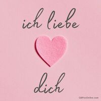 Ich liebe dich.