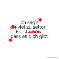 Eine liebevolle Nachricht voller Wertschätzung und Dankbarkeit.